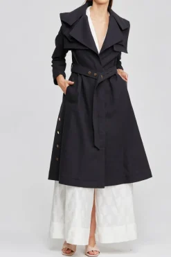 Acler - Asher Trench (Black)