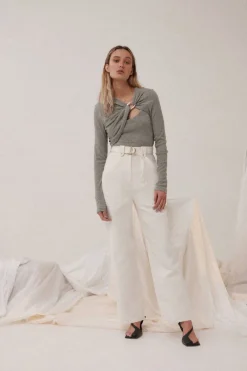 Acler - Bancroft Pant (Ivory)