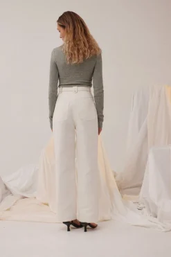 Acler - Bancroft Pant (Ivory)