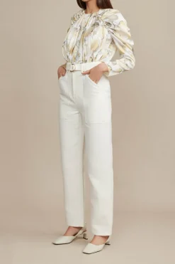 Acler - Bancroft Pant (Ivory)
