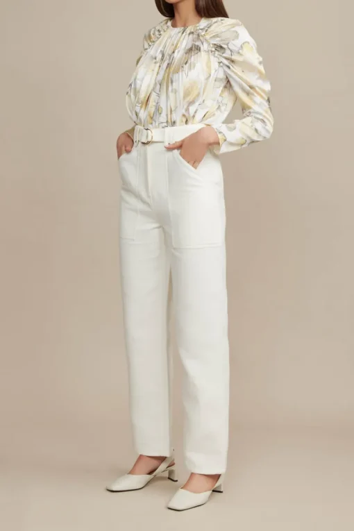 Acler - Bancroft Pant (Ivory)