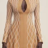 Acler - BLONDEL DRESS (OCHRE)