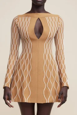Acler - BLONDEL DRESS (OCHRE)