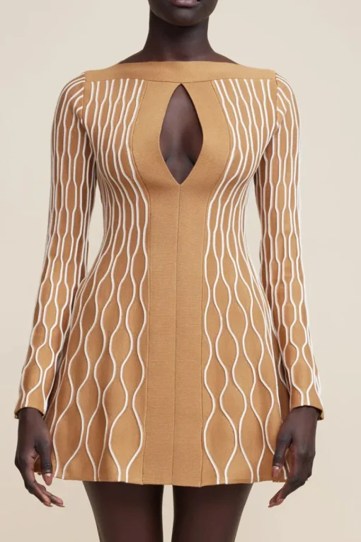 Acler - BLONDEL DRESS (OCHRE)