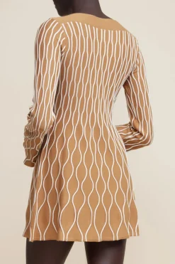 Acler - BLONDEL DRESS (OCHRE)