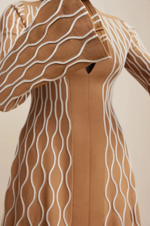 Acler - BLONDEL DRESS (OCHRE)
