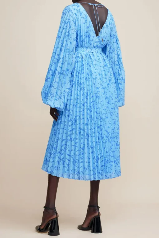Acler - CLOCKHALL DRESS (BLUE IRIS)