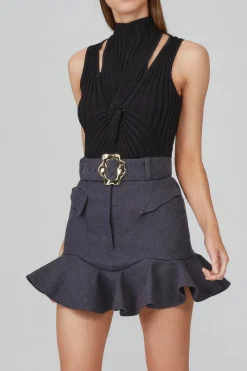 Women Acler - Collins Top (Black)