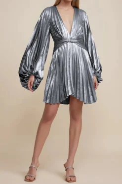 Acler - GENEVA DRESS (GUNMETAL)