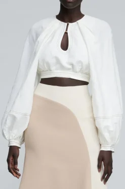 Acler - Harlow Top (Ivory) FINAL SALE