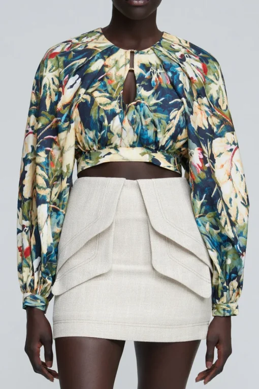 Acler - Harlow Top (Moody Floral)