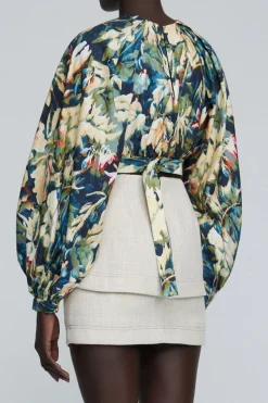Acler - Harlow Top (Moody Floral)