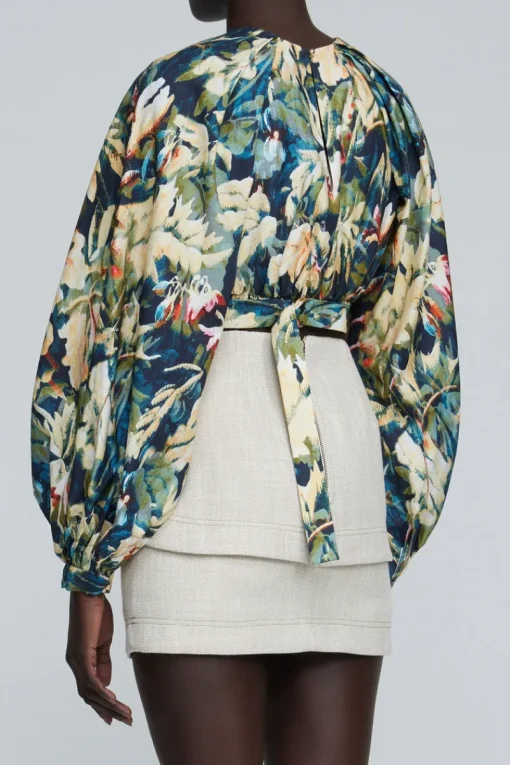 Acler - Harlow Top (Moody Floral)