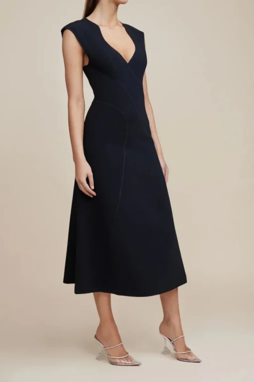 Acler - HARWOOD DRESS (BLACK)