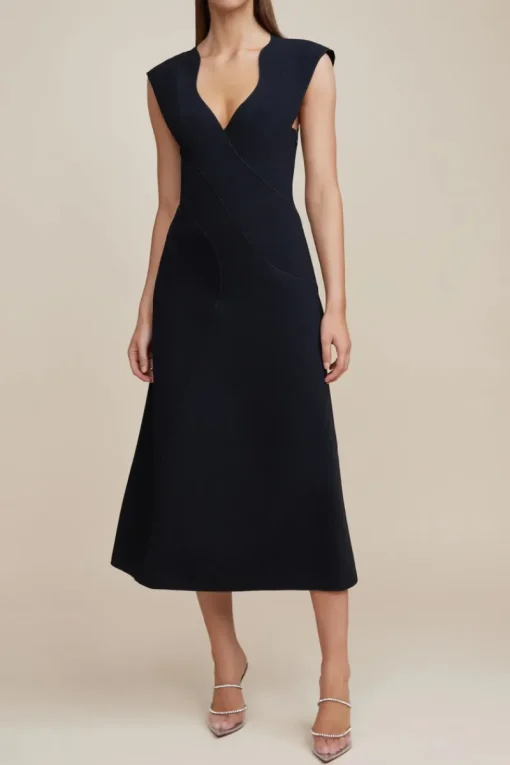 Acler - HARWOOD DRESS (BLACK)