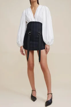 Acler - MACAULAY SKIRT (BLACK)