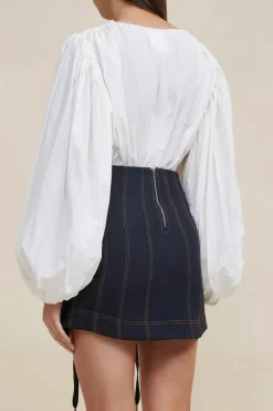 Acler - MACAULAY SKIRT (BLACK)