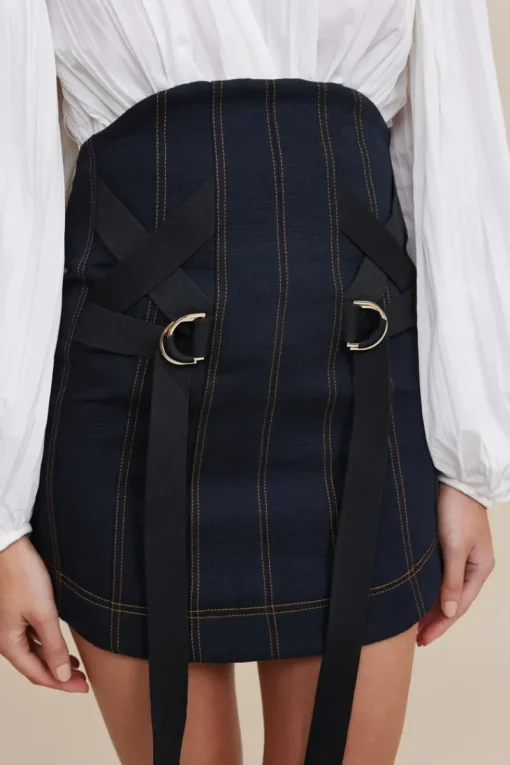 Acler - MACAULAY SKIRT (BLACK)