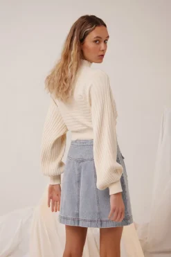 Acler - Mowbray Sweater (Cannoli Cream)