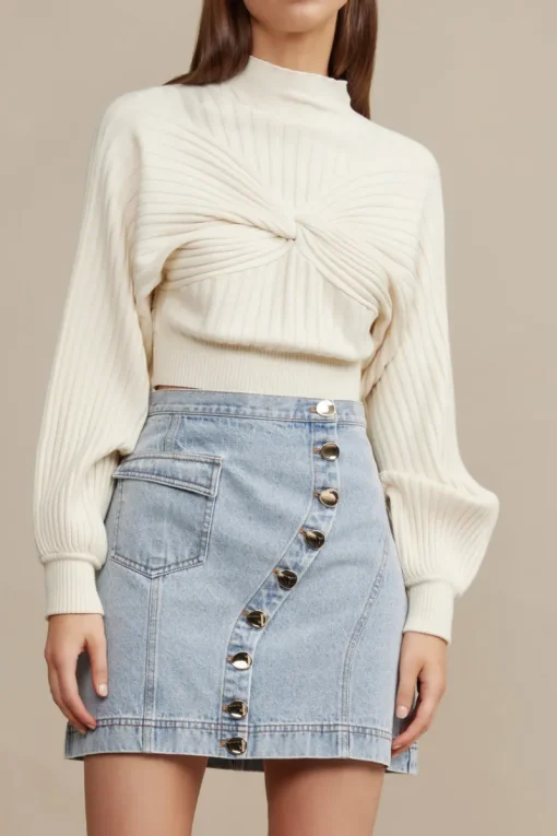 Acler - Mowbray Sweater (Cannoli Cream)