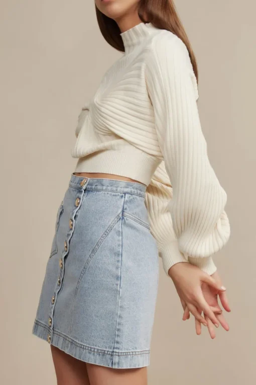 Acler - Mowbray Sweater (Cannoli Cream)