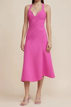 Acler - Newgate Dress (Magenta)