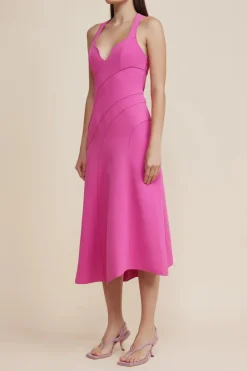 Acler - Newgate Dress (Magenta)