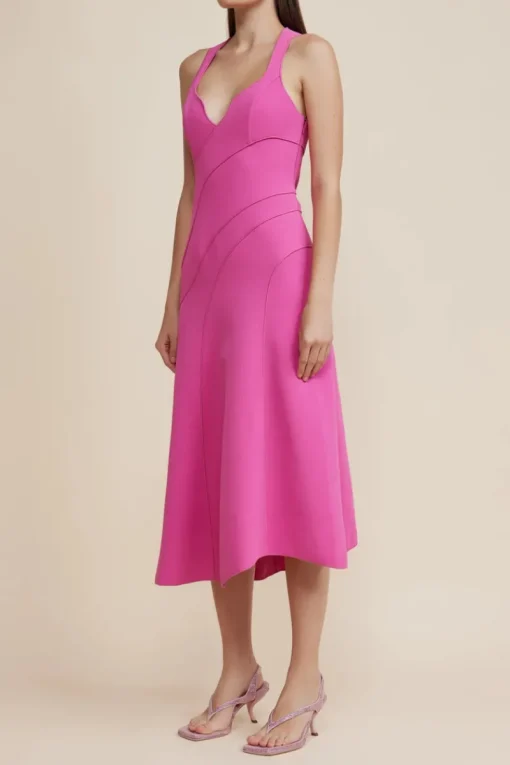 Acler - Newgate Dress (Magenta)