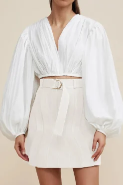 Women Acler - Oatley Skirt (Vanilla)