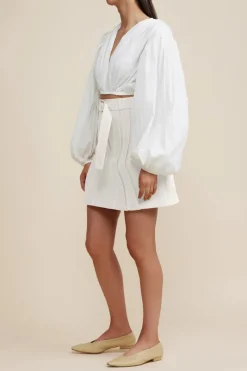 Women Acler - Oatley Skirt (Vanilla)