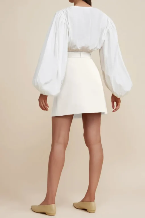 Women Acler - Oatley Skirt (Vanilla)