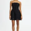 Women Acler - ROSSGREEN MINI DRESS (BLACK)