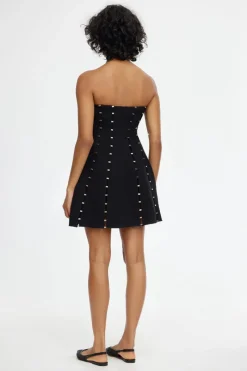 Women Acler - ROSSGREEN MINI DRESS (BLACK)