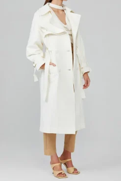 Acler - Tennessee Trench (Ivory)