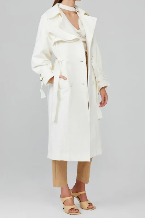 Acler - Tennessee Trench (Ivory)