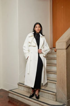 Acler - Tennessee Trench (Ivory)