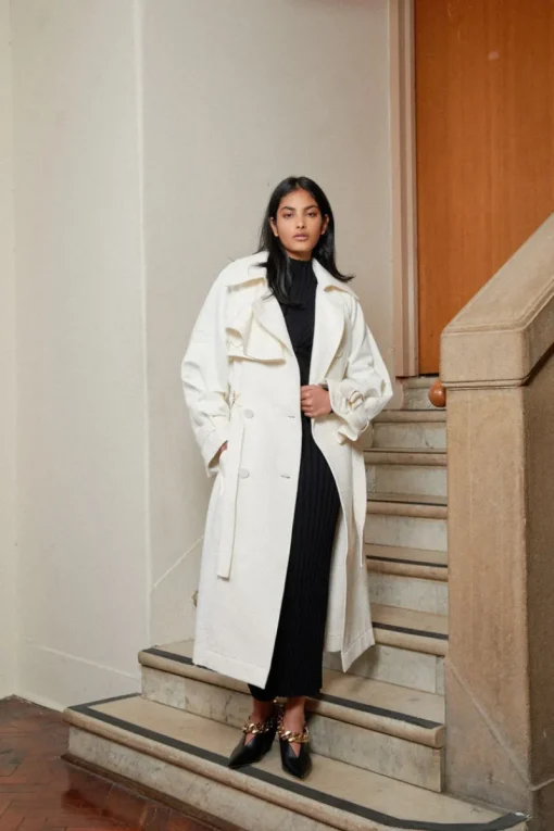 Acler - Tennessee Trench (Ivory)