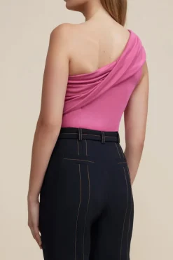 Acler - TOMPKINS TOP (MULBERRY)