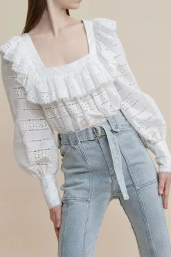 Acler - Valentine Top (Ivory)