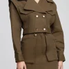 Acler - Walter Skirt (Forest Green)