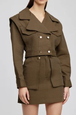 Acler - Walter Skirt (Forest Green)