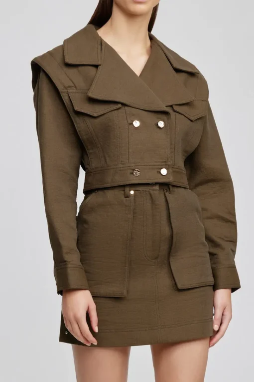 Acler - Walter Skirt (Forest Green)