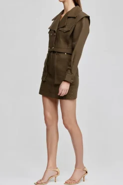 Acler - Walter Skirt (Forest Green)