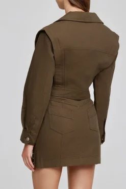 Acler - Walter Skirt (Forest Green)
