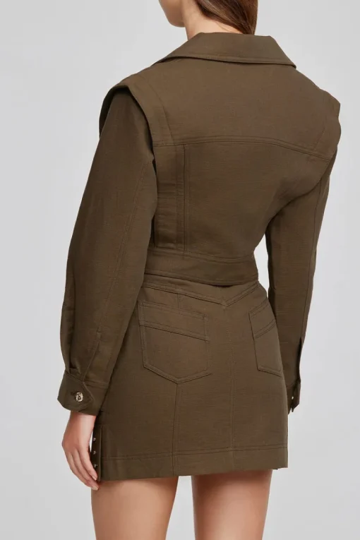 Acler - Walter Skirt (Forest Green)