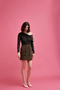 Acler - Walter Skirt (Forest Green)