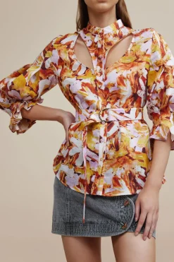 Acler - Watson Shirt (Lilac Brush)