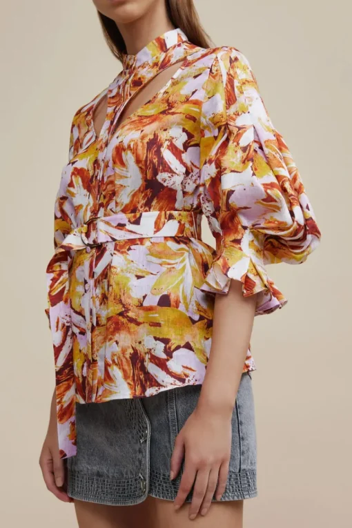 Acler - Watson Shirt (Lilac Brush)