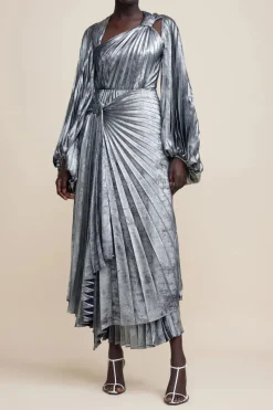 Acler - WELLINGTON DRESS (GUNMETAL)