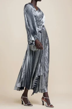 Acler - WELLINGTON DRESS (GUNMETAL)